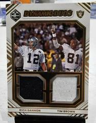 Rich Gannon, Tim Brown Football Cards 2022 Panini Limited Dynamic Duos Prices