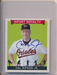 Cal Ripken Jr. [Autograph] #SR-CR Baseball Cards 2007 Upper Deck Goudey Sport Royalty Prices