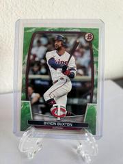 Byron Buxton [Green Pattern] Baseball Cards 2023 Bowman Prices