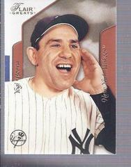 Yogi Berra #26 Baseball Cards 2003 Flair Greats Prices