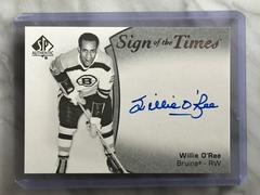 Willie O'Ree Hockey Cards 2021 SP Authentic Sign of the Times Autographs Prices