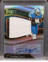 D'Andre Swift [Prizm] Football Cards 2020 Panini Select Prime Selections Signatures Prices