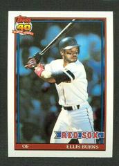 Ellis Burks #70 Baseball Cards 1991 Topps Tiffany Prices