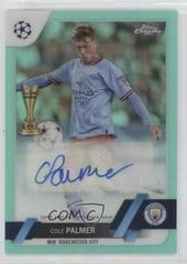 Cole Palmer [Aqua] #CA-CP Soccer Cards 2022 Topps Chrome UEFA Club Competitions Autographs Prices