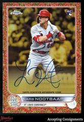 Lars Nootbaar [Red] Baseball Cards 2022 Topps Gilded Collection Chrome Gold Etch Autographs Prices