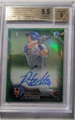 Pete Alonso [Green Refractor] Baseball Cards 2016 Bowman Draft Chrome Picks Autographs Prices
