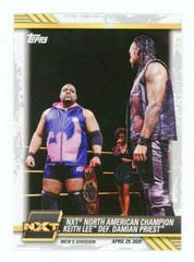 NXT North American Champion Keith Lee def. Damian Priest #19 Wrestling Cards 2021 Topps WWE NXT Prices