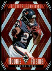 D'Onta Foreman [Red] #RR-12 Football Cards 2017 Panini Phoenix Rookie Rising Prices