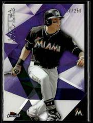 Christian Yelich [Purple Refractor] #2 Baseball Cards 2015 Finest Prices