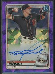 Tyler Fitzgerald [Purple] #BSPA-TF Baseball Cards 2020 Bowman Sapphire Autographs Prices