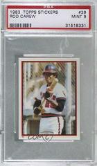 Rod Carew #39 Baseball Cards 1983 Topps Stickers Prices