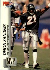 Deion Sanders #MVP16 Football Cards 1992 Pro Set Gold MVP's Prices