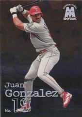Juan Gonzalez Baseball Cards 1999 Skybox Molten Metal Prices