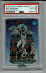 Ben Simmons Basketball Cards 2018 Panini Cornerstones Downtown Prices