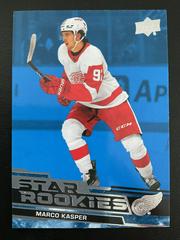Marco Kasper [Blue] #24 Hockey Cards 2023 Upper Deck Star Rookies Prices