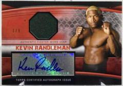 Kevin Randleman [Red] Ufc Cards 2010 Topps UFC Knockout Autographs Prices