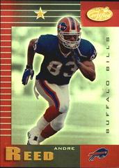Andre Reed [Mirror Red] Football Cards 1999 Leaf Certified Prices