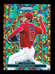 Shohei Ohtani [Giraffe Prizm] #SG-3 Baseball Cards 2022 Panini Prizm Stained Glass Prices