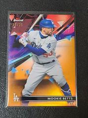 Mookie Betts [Orange Refractor] #68 Baseball Cards 2021 Topps Finest Prices