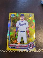 Julio Rodriguez [Sapphire Yellow] #48 Baseball Cards 2022 Bowman Chrome Prices