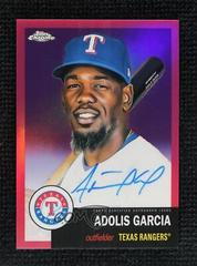 Adolis Garcia [Pink] #CPA-AG Baseball Cards 2022 Topps Chrome Platinum Anniversary Autographs Prices