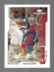 Hakeem Olajuwon [Super Script] #62 Basketball Cards 2000 Upper Deck MVP Prices