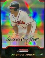 Andruw Jones [Refractor] #89 Baseball Cards 2004 Bowman Chrome Prices
