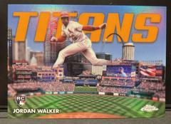 Jordan Walker [Orange] Baseball Cards 2023 Topps Chrome Titans Prices