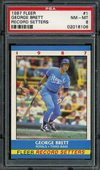 George Brett #1 Baseball Cards 1987 Fleer Record Setters Prices