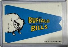 Buffalo Bills Football Cards 1967 Topps Comic Pennants Prices