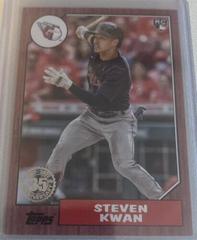 Steven Kwan [Red] Baseball Cards 2022 Topps Update 1987 Prices