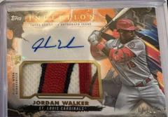 Jordan Walker [Orange] #IAP-JW Baseball Cards 2023 Topps Inception Autograph Patch Prices