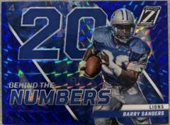 Barry Sanders [Blue] #BN-BS Football Cards 2022 Panini Zenith Behind the Numbers Prices