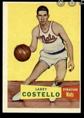 Larry Costello Basketball Cards 1957 Topps Prices