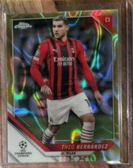 Theo Hernandez [Gold Lava Refractor] #2 Soccer Cards 2021 Topps Chrome UEFA Champions League Prices