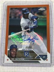 Bo Jackson [Orange] Baseball Cards 2023 Topps Chrome Update Legend Autographs Prices
