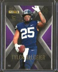 Tyler Allgeier [Purple Purple] Football Cards 2022 Wild Card Matte X Plode Prices