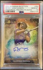 Benny Montgomery Baseball Cards 2022 Bowman Inception Primordial Prospects Autograph Prices