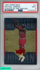 Michael Jordan #31 Basketball Cards 1999 Upper Deck MJ Athlete of the Century Prices