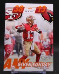 Brock Purdy [Orange] #AGS-18 Football Cards 2023 Panini Prestige Any Given Sunday Prices
