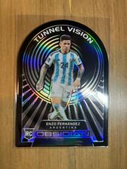 Enzo Fernandez Soccer Cards 2022 Panini Obsidian Tunnel Vision Prices