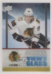 Patrick Kane Hockey Cards 2021 Upper Deck Credentials View from the Glass Prices