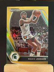 Magic Johnson [Gold Prizm] Basketball Cards 2021 Panini Prizm Draft Picks Prices