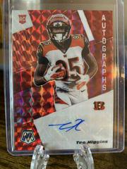 Tee Higgins [Choice Fusion Red] Football Cards 2020 Panini Mosaic Rookie Autographs Prices