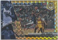 Joel Embiid [Gold] #4 Basketball Cards 2021 Panini Mosaic Montage Prices