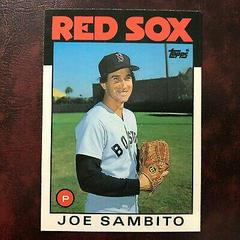 Joe Sambito Baseball Cards 1986 Topps Traded Tiffany Prices