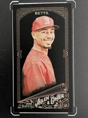 Mookie Betts [Black Mini] #245 Baseball Cards 2018 Topps Allen & Ginter X Prices