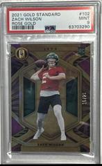 Zach Wilson [Rose Gold] Football Cards 2021 Panini Gold Standard Prices