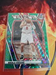 Nikola Vucevic [Green Fluorescent] Basketball Cards 2020 Panini Mosaic Will to Win Prices
