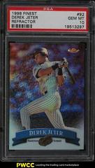 Derek Jeter [Refractor] Baseball Cards 1998 Finest Prices